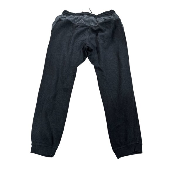 Adidas Mens Black/Grey XL Sweatpants With Drawstring Waist & Elastic Cuffs - Picture 2 of 13